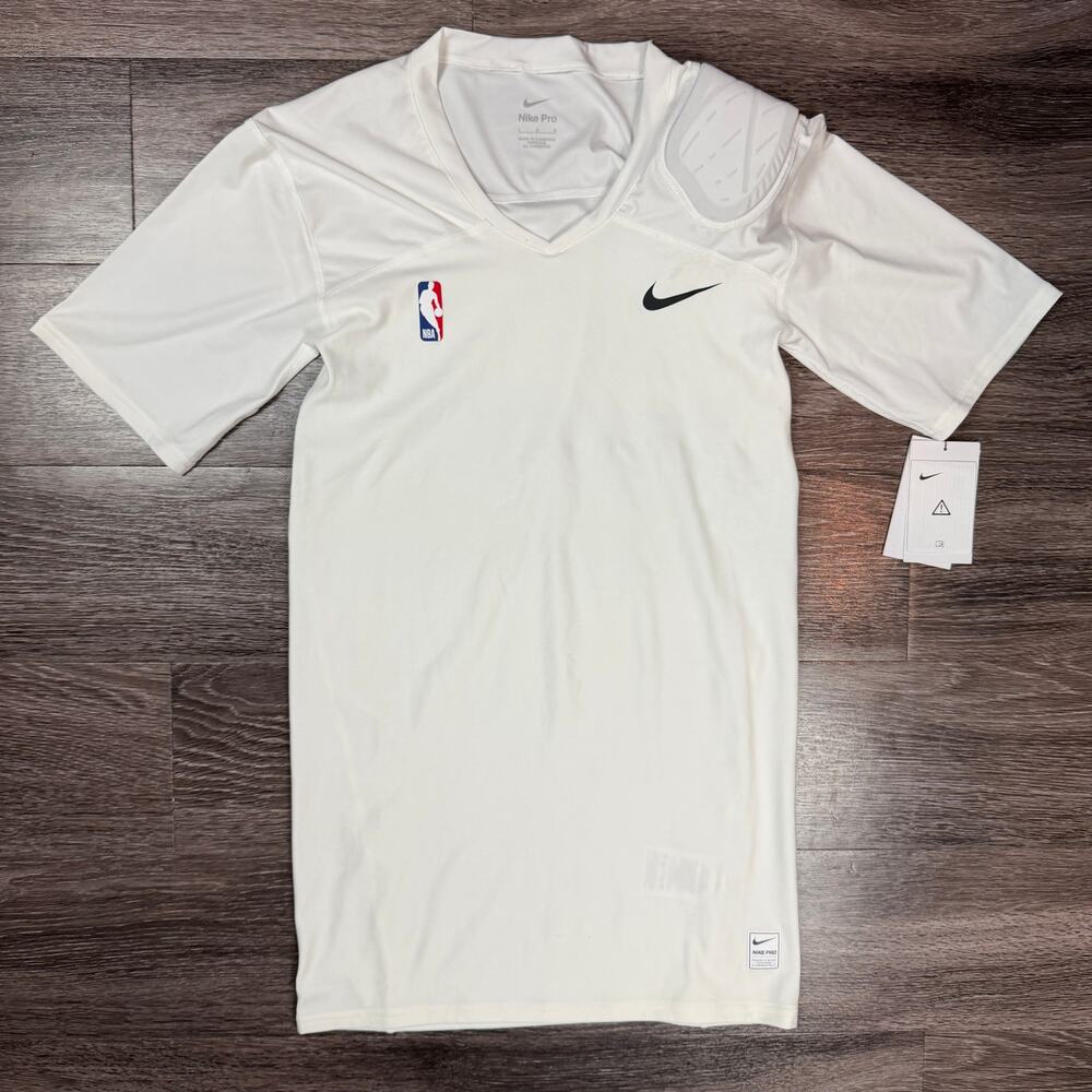 Nike NBA Player Issued Pro Hyperstrong Padded Jersey White Mens L NWT BQ2382-100